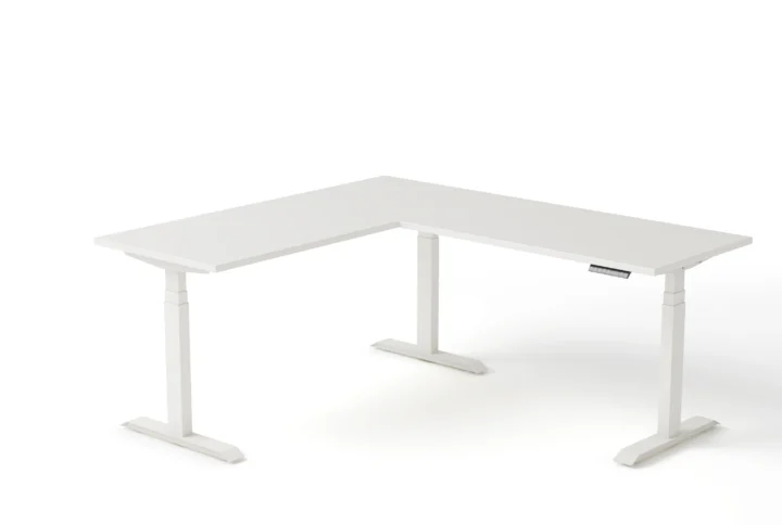 Sendi E L-shaped Standing Desk white