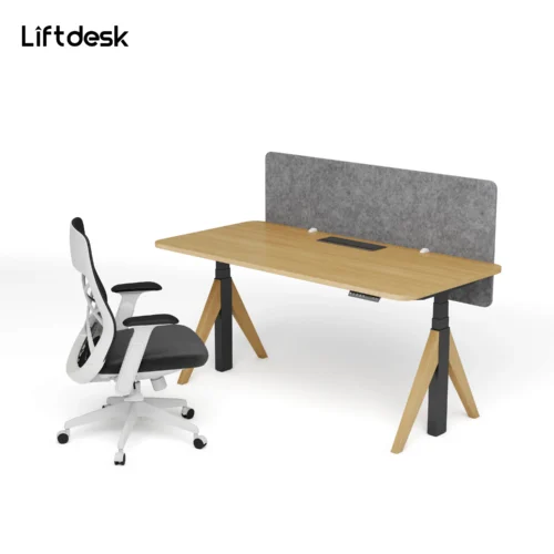 Sendi E Standing Desk A Legs with chair