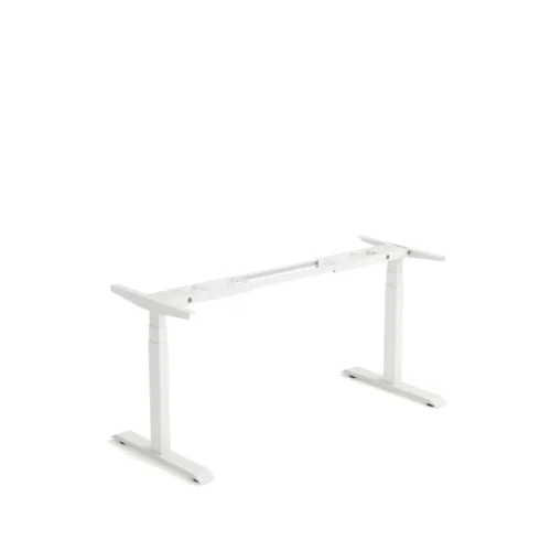 white desk frame