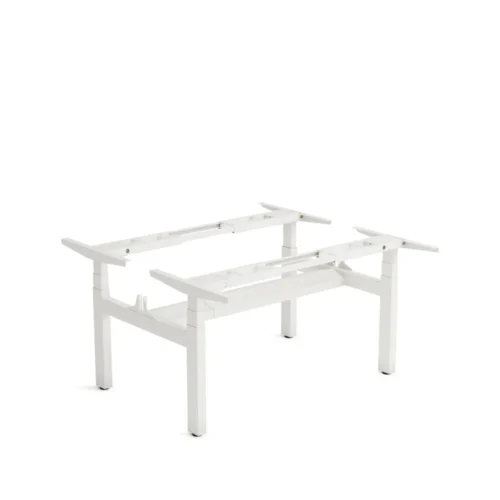 white desk frame 2 person