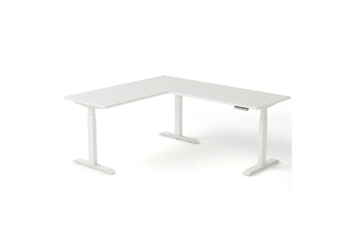 Liftdesk l shaped standing desk