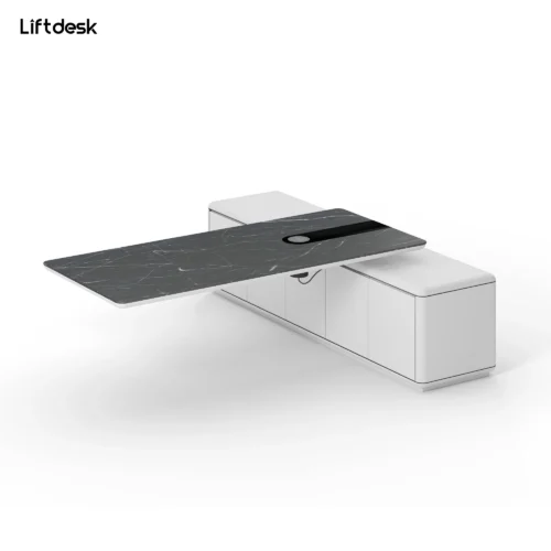 Astra l shaped executive standing desk 1