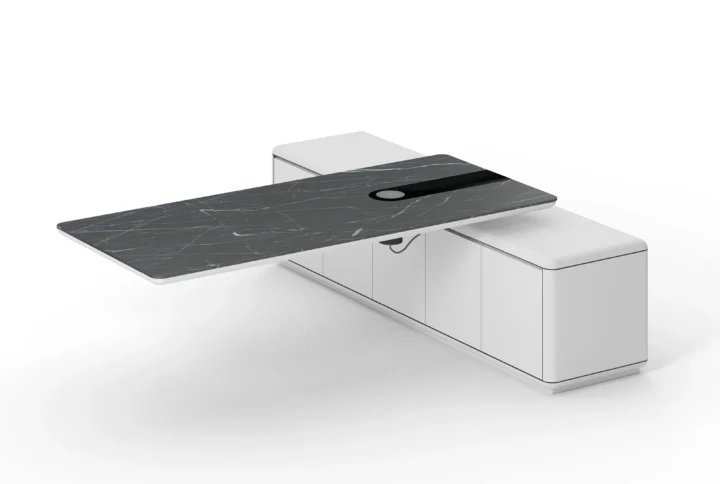 Astra l shaped executive standing desk 1