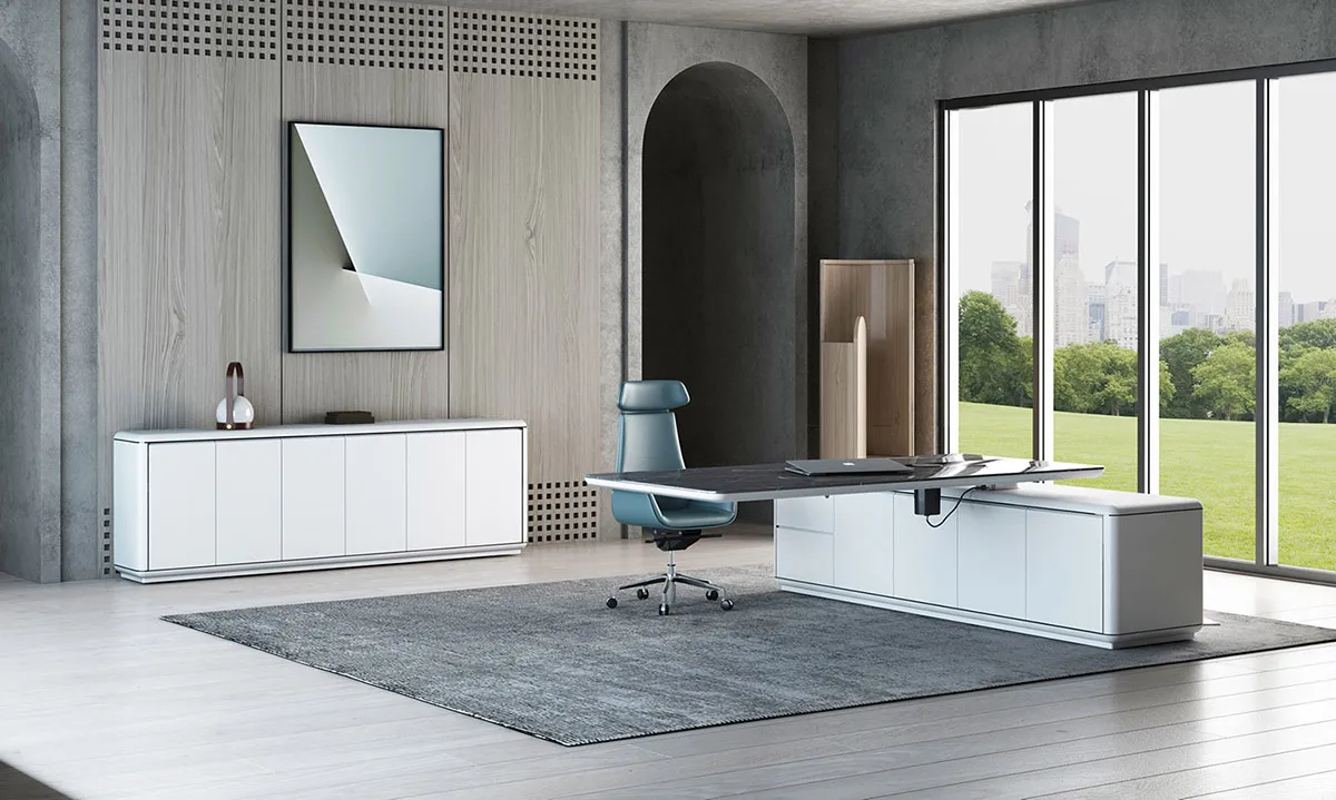 Astra L-Shaped Executive Desk Gallay 3