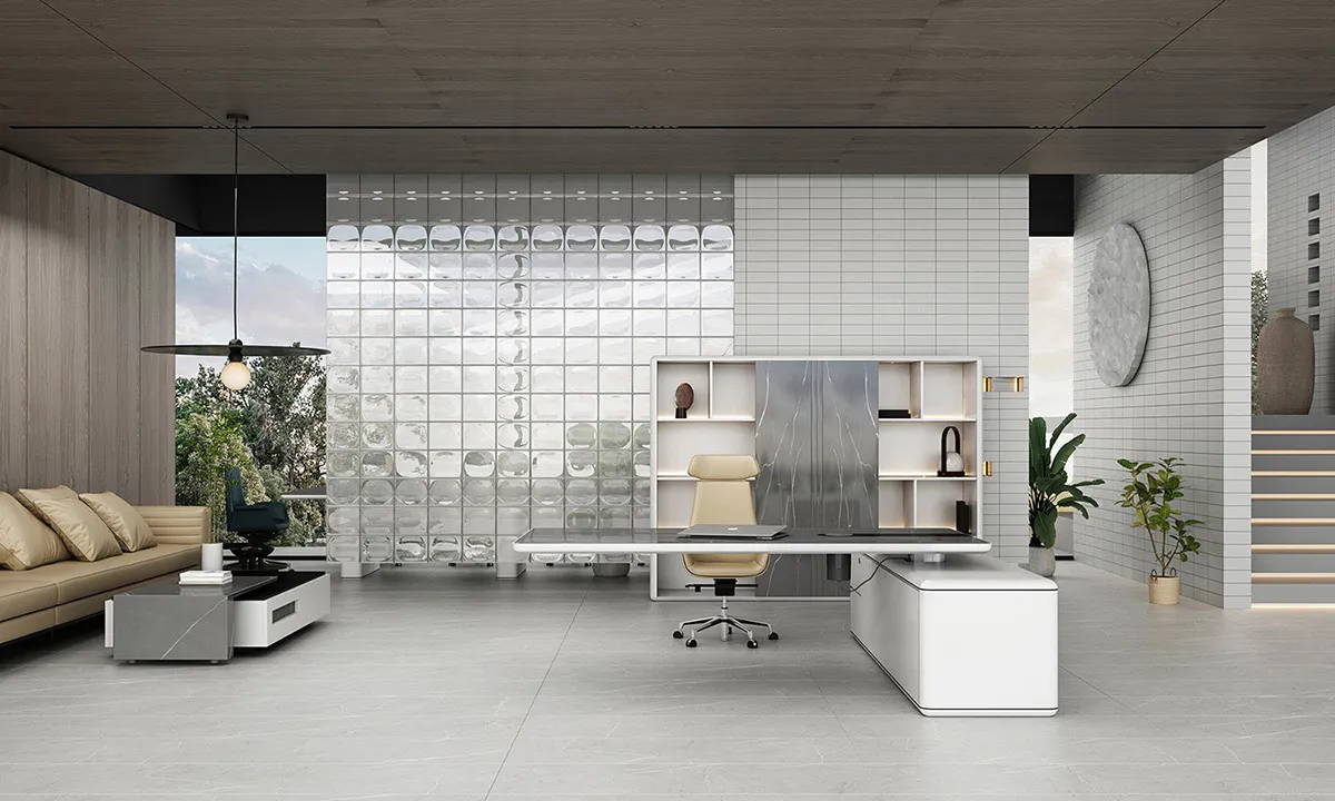 Astra L-Shaped Executive Desk Gallay 1