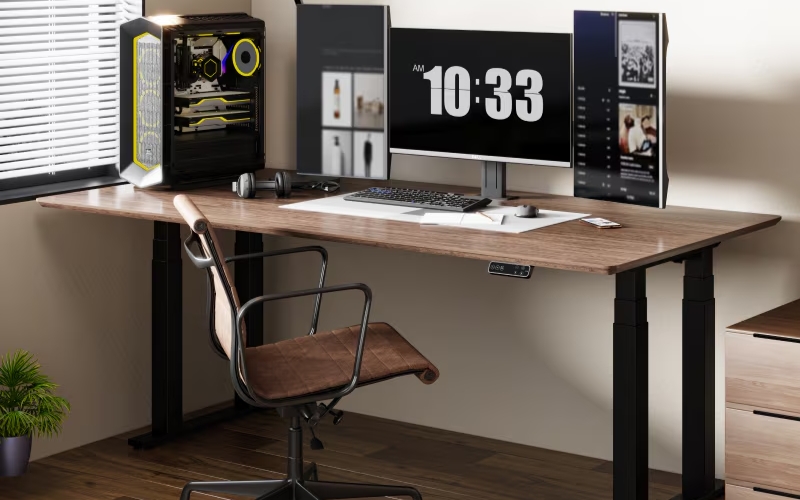 FlexiSpot E7 Plus Four-Leg Standing Desk