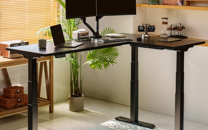 FlexiSpot E7L Pro L-Shaped Standing Desk