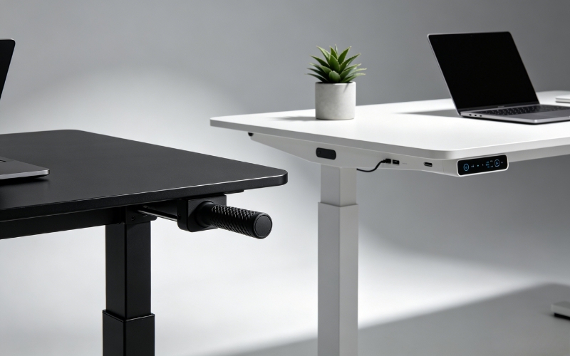 Hand Crank vs Electric Standing Desk