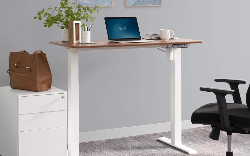 Vari Electric affordable standing desk quick assembly setup