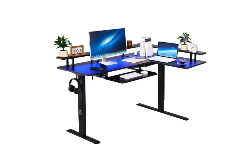 Vevor L-shaped standing desk